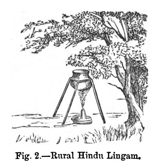 Fig. 2.--rural Hindu Lingam. 