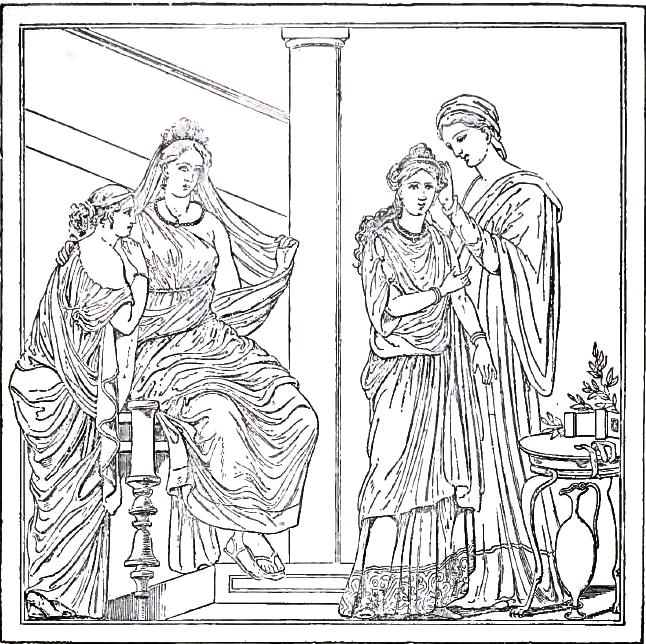 FIGURE 12. DRESSING THE BRIDE