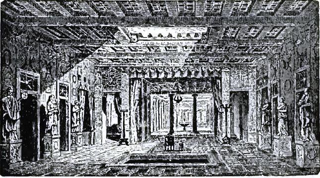 FIGURE 45. ATRIUM IN HOUSE OF SALLUST IN POMPEII