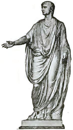 FIGURE 84. TIBERIUS IN THE TOGA