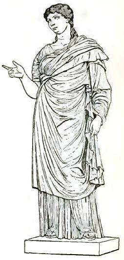 FIGURE 100. STATUE FROM HERCULANEUM