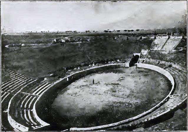 FIGURE 158. INTERIOR OF AMPHITHEATER AT POMPEII