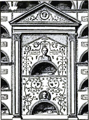 FIGURE 203. AEDICULA IN COLUMBARIUM