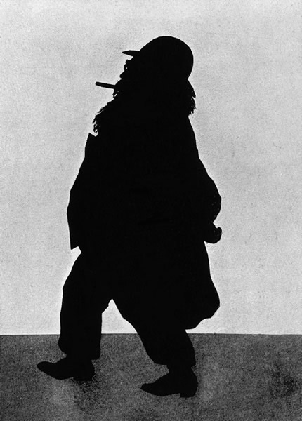 Silhouette by Dr. Böhler. Photograph by R. Lechner (Wilh. Müller), Vienna.