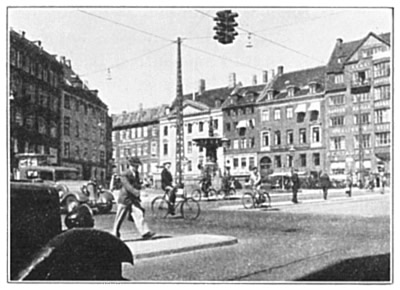 A BUSY SQUARE IN COPENHAGEN