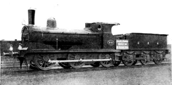 THE GREAT EASTERN RAILWAY BEAT THE WORLD'S RECORD BY PUTTING THIS ENGINE AND TENDER TOGETHER IN 9 HOURS 47 MINUTES.