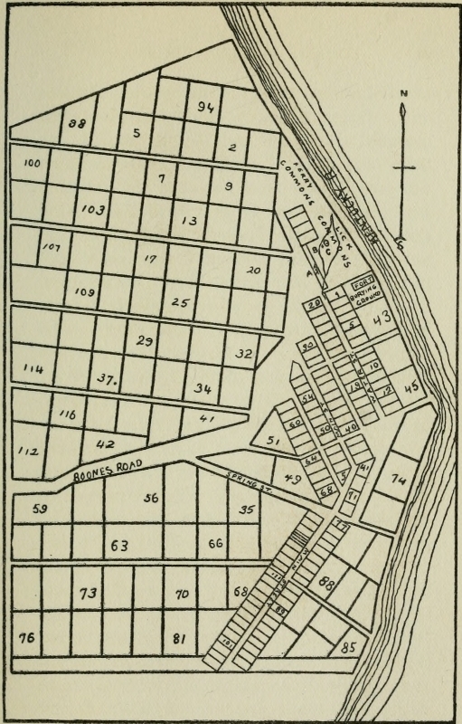 Plat of Boonesborough