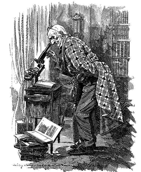 Gladstone at the Microscope