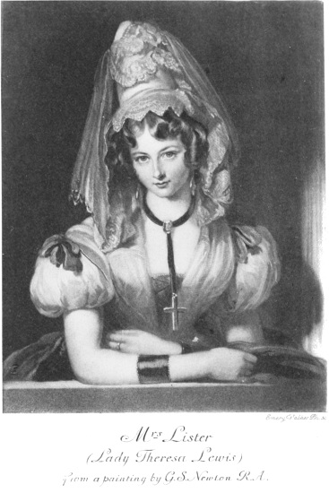 Mrs Lister (Lady Theresa Lewis) from a painting by G.S. Newton R.A.