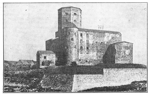 THE OLD CASTLE OF VIBORG, FINLAND, WHICH THE WHITE GUARDS USED AS A FORT