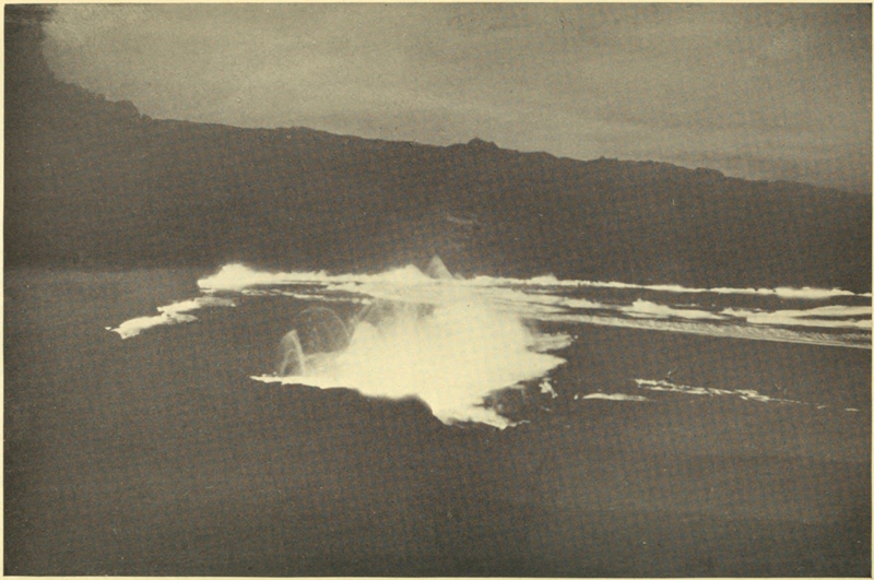 THE LAKE OF SPOUTING MOLTEN LAVA