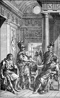 Nicomède brave Flaminius.