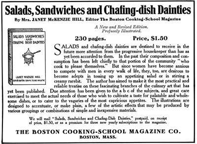 Salads, Sandwiches and Chafing-dish Dainties