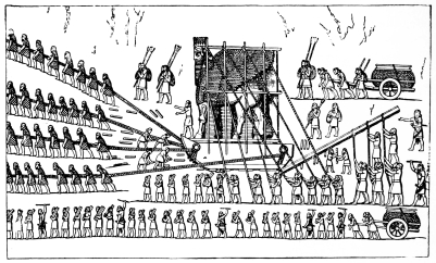 Fig. 75.—Transport of a Cherubim.