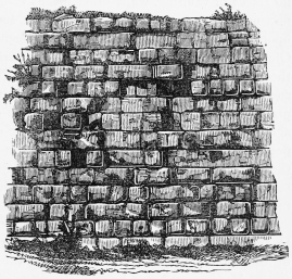 Fig. 265.—Remains of the Servian Wall upon the Aventine.