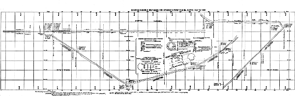 Diagram Showing New Lines and Grades in River Tunnel             North, May 13, 1908