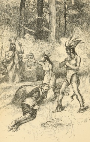 Smith saved by Pocahontas