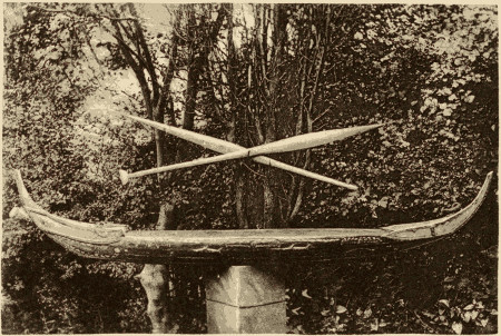 Model canoe