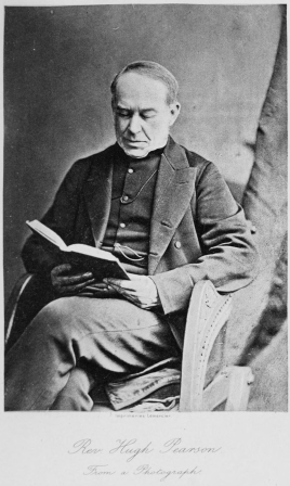 Rev. Hugh Pearson.  From a Photograph.