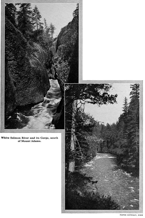 White Salmon River and its Gorge, south of Mount Adams. PHOTOS COPYRIGHT, KISER