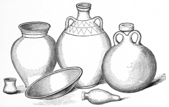 Fig. 44.—Pottery found in the Tombs above the Palaces of Nimroud.