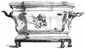 Fig. 260.—Vincennes Porcelain Cooler. (Duke de Martina Coll.)