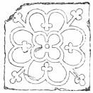 Fig. 316.—Old Tile from Salisbury. (Boston Household Art Rooms.)