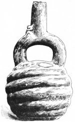 Fig. 368.—Coiled Water-vessel. Peru. (Smithsonian Institution, 1403.)