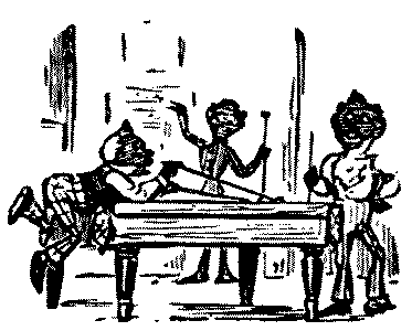 Billiards players