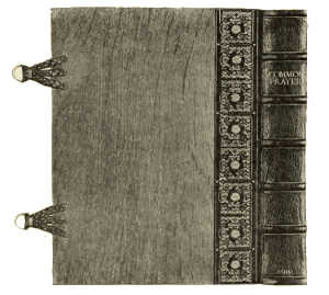 BOOKBINDING IN BROWN MOROCCO, WITH INLAY, GOLD TOOLING, OAK SIDES AND LEATHER CLASPS. DESIGNED AND TOOLED BY L. HAY-COOPER FORWARDED BY W. H. SMITH AND SON