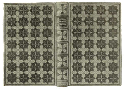 BOOKBINDING IN GREEN MOROCCO, WITH GOLD AND BLACK TOOLING DESIGNED BY P. A. DEMETER, EXECUTED BY HÜBEL AND DENCK