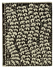 PARCHMENT BINDING, WITH BATIK ORNAMENTATION BY FRANZ WEISSE