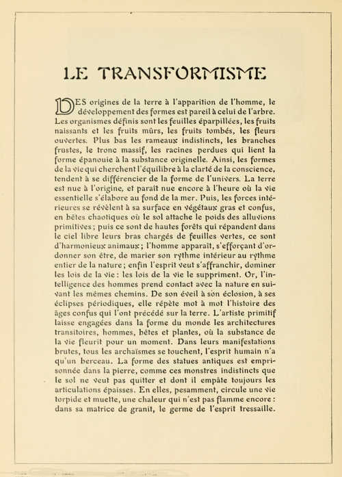 PAGE PRINTED IN ROMAN FACE TYPE DESIGNED BY GEORGE AURIOL, CAST BY G. PEIGNOT ET FILS, PARIS