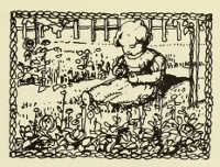 DECORATIVE ILLUSTRATION BY ALFRED KELLER FOR “DAS BUCH DER KLEINEN KLEINEN” PUBLISHED BY L. STAAKMANN, LEIPZIG