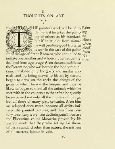 MERRYMOUNT PRESS: PAGE FROM “THE HUMANISTIC LIBRARY” PRINTED IN THE “MONTALLEGRO” TYPE DESIGNED BY HERBERT P. HORNE