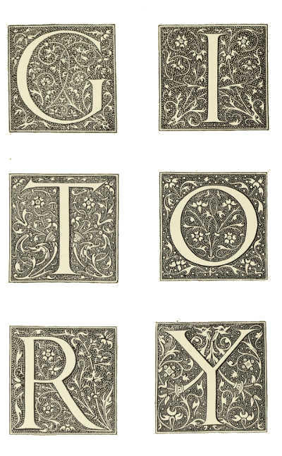 INITIAL LETTERS DESIGNED BY BRUCE ROGERS. FROM “ESSAYS OF MONTAIGNE” (HOUGHTON, MIFFLIN AND CO.)