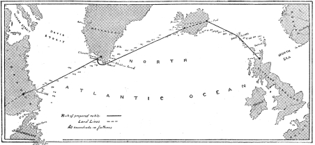 Fig. 32.—The North Atlantic Telegraph Project, 1860.