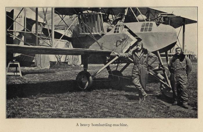 A heavy bombarding-machine.