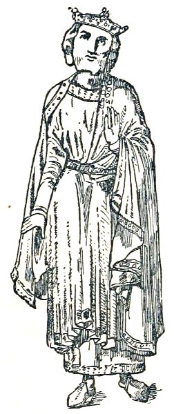 A KING IN THE TWELFTH CENTURY WEARING PELISSON