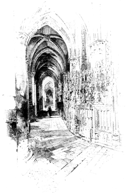 Ambulatory, Chartres Cathedral. Facing Page 203;