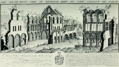 WENLOCK ABBEY IN 1731.