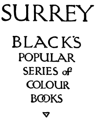 SURREY BLACK’S POPULAR SERIES of COLOUR BOOKS