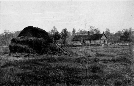 One of the last log houses to survive in the vicinity of Jefferson. When Mr. Howells lived in the town such dwellings were common in the surrounding farm region