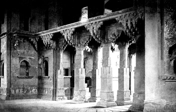 INTERIOR OF A TEMPLE TO VISHNU (BRINDABAN)