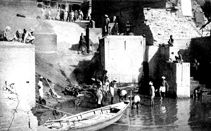 THE CREMATION GHAT, BENARES