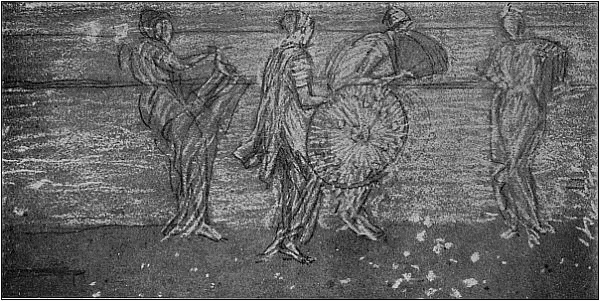 SEA BEACH WITH FIGURES STUDY FOR THE SIX PROJECTS