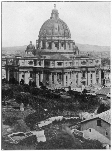 ST. PETER’S CHURCH, ROME, FROM THE HILLS NORTHWEST OF THE CHURCH.