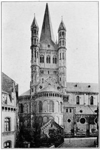 CHURCH OF ST. MARTIN (DER GROSS S. MARTIN) AT COLOGNE, RHENISH PRUSSIA.