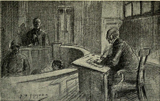 Courtroom scene