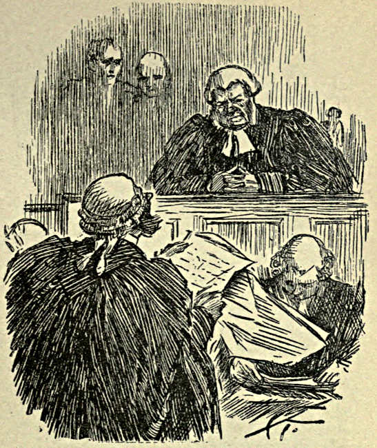 Courtroom scene